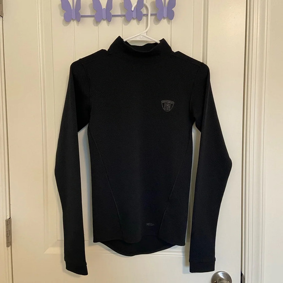 NFL Tops - NFL women’s black compression turtleneck‎ active long sleeve shirt — small